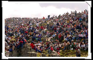 The crowds at Inti Raymi